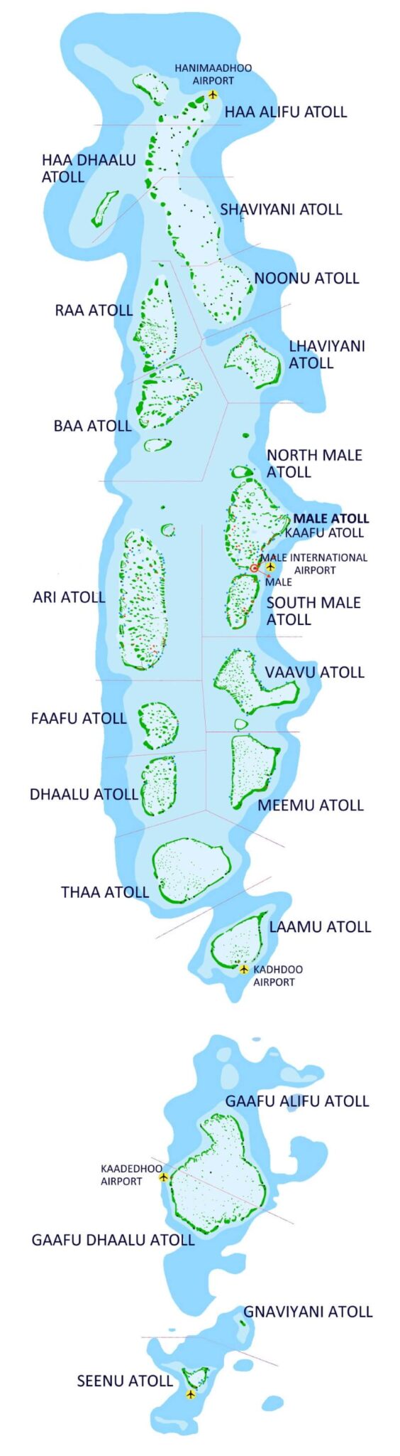 maldiverna atoller öar karta